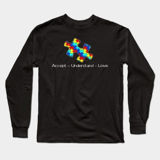 Autism Awareness Puzzle Love T-Shirt Long Sleeve T-Shirt